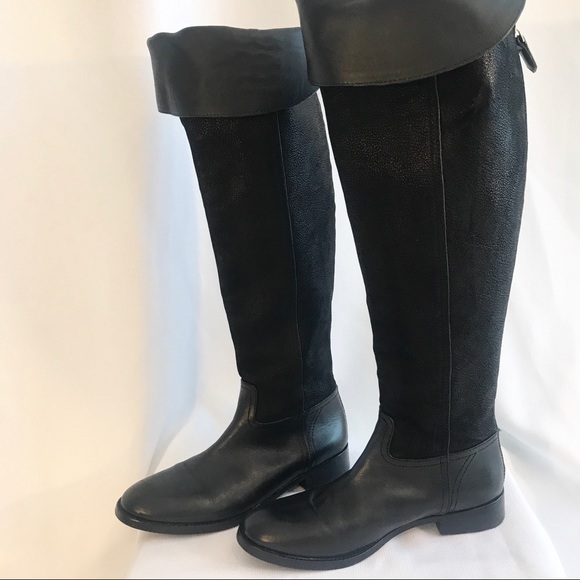 Tory Burch Leather OTK boot size 9 black - Picture 6 of 8